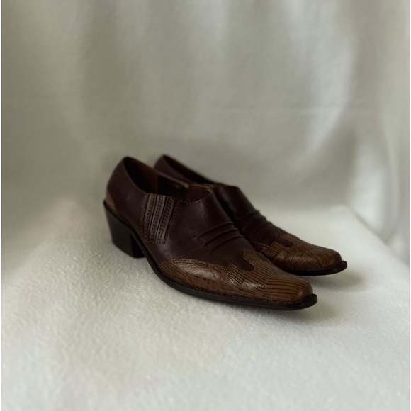 Matisse Size 7 1/2 Brown Western Style Leather Shooties - Picture 1 of 11